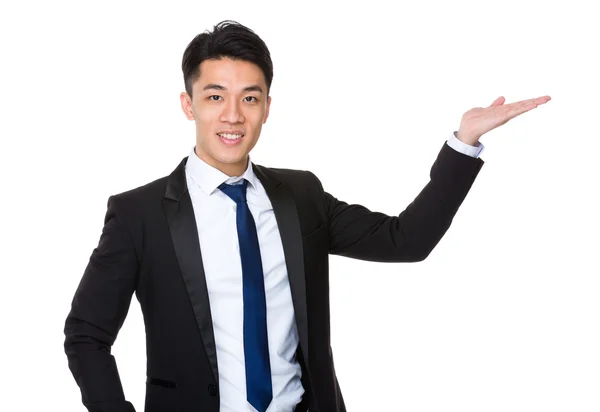 Asian handsome businessman in business suit — Stock Photo, Image