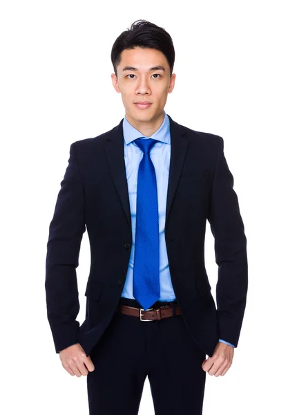 Asian handsome businessman in business suit — Stock Photo, Image