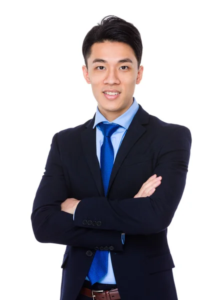 Asian handsome businessman in business suit — Stock Photo, Image