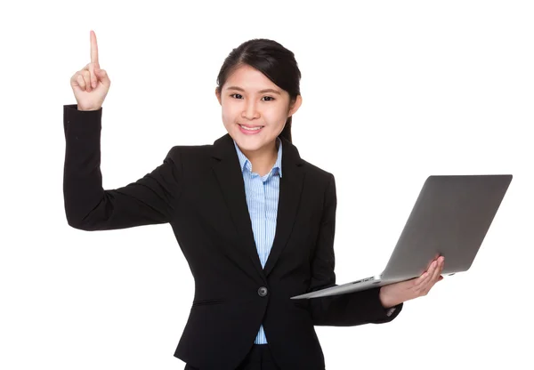 Junge asiatische Geschäftsfrau in Business-Anzug — Stockfoto