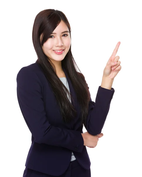 Asiatische junge Geschäftsfrau in Business-Anzug — Stockfoto