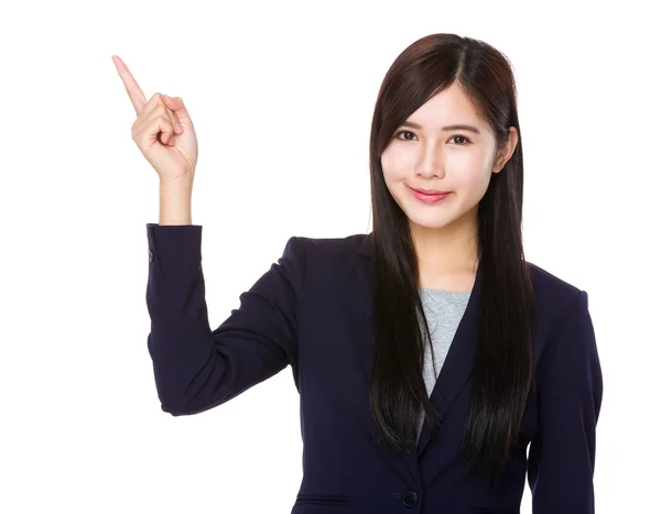 Asiatiska ung affärskvinna i kostym — Stockfoto