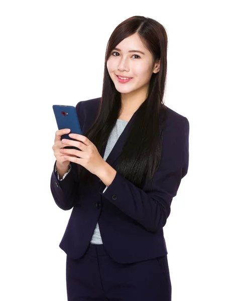 Asian young businesswoman in business suit — Stock Photo, Image