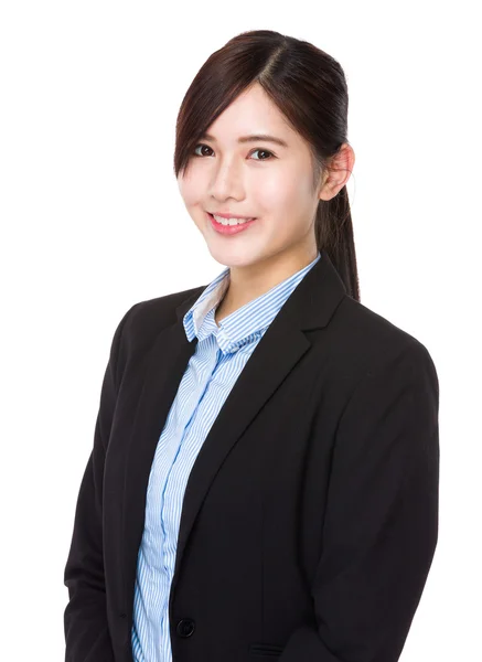 Asian young businesswoman in business suit — Stock Photo, Image