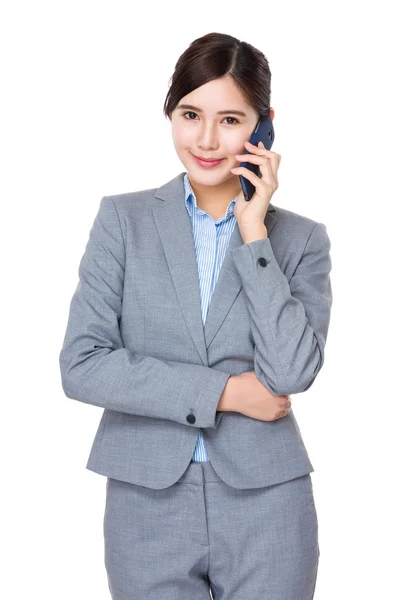 Asiatische junge Geschäftsfrau in Business-Anzug — Stockfoto