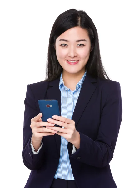 Young asian businesswoman in business suit — Stock Photo, Image