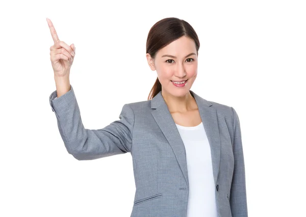 Young asian businesswoman in business suit — Stock Photo, Image