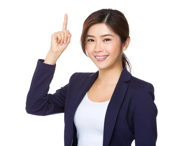 Asian young businesswoman in business suit — Stock Photo, Image