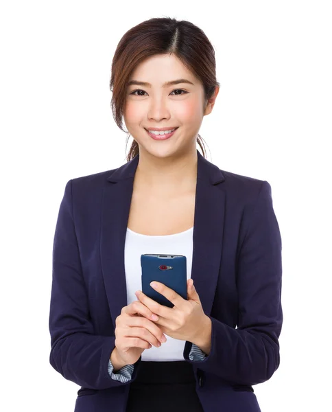 Asiatische junge Geschäftsfrau in Business-Anzug — Stockfoto