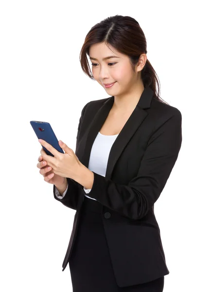 Asian young businesswoman in business suit — Stock Photo, Image