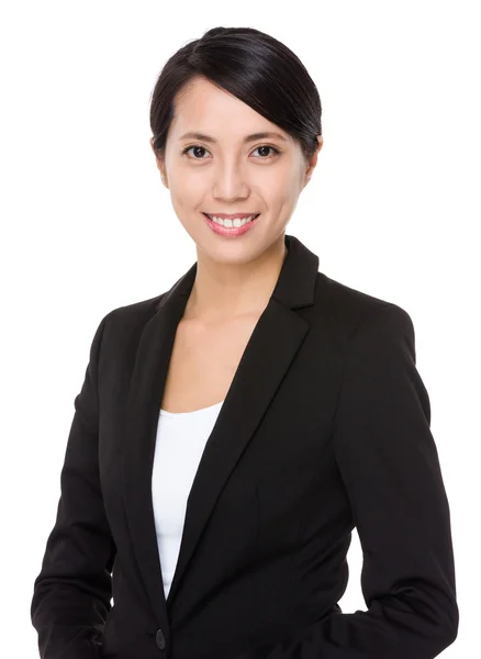 Asian young businesswoman in business suit — Stock Photo, Image