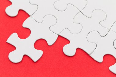 düz beyaz jigsaw puzzle