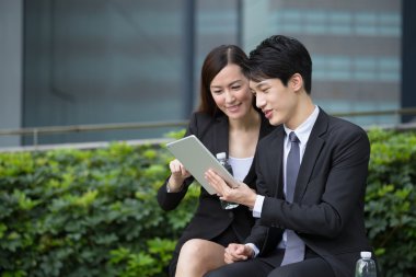 Tablet PC'yi kullanma iş ortakları