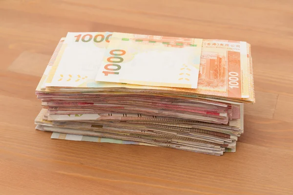 Pile of Hong Kong dollars — Stock Photo, Image