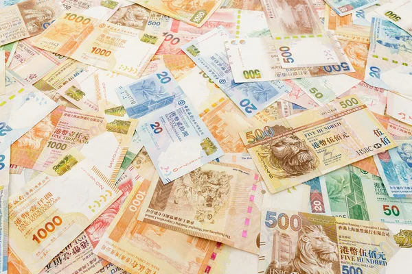 Hong Kong hodnotu bankovky — Stock fotografie