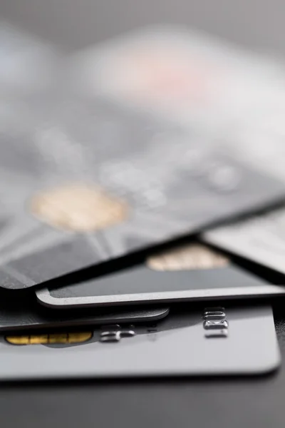 Montón de tarjetas de crédito — Foto de Stock