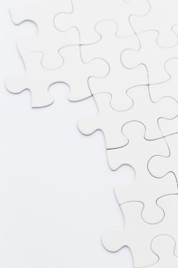 Eksik beyaz jigsaw puzzle
