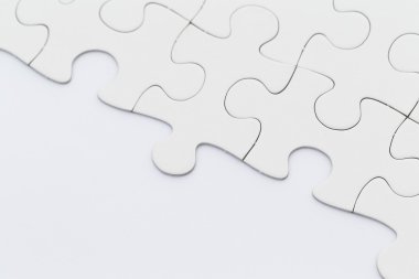 Eksik beyaz jigsaw puzzle