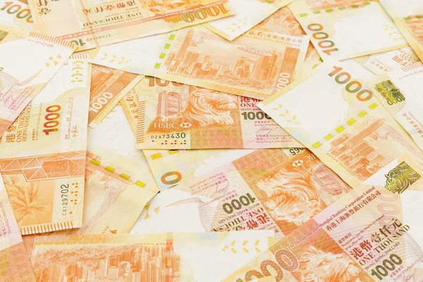 Thousand Hong Kong dollars — Stock Photo, Image