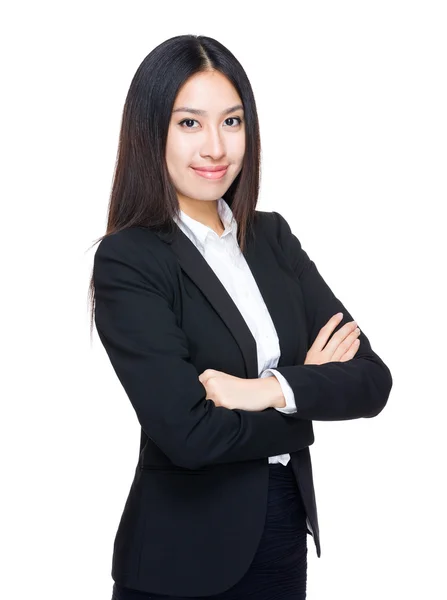 Joven asiática mujer de negocios traje — Foto de Stock