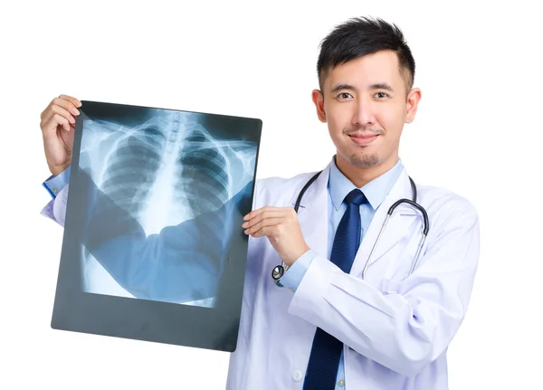 Asiatico giovane bello medico — Foto Stock