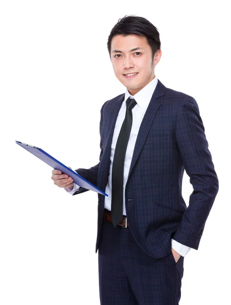 Asiatische schöne Geschäftsmann in Business-Anzug — Stockfoto