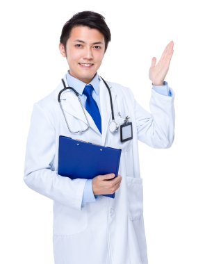 Asya genç yakışıklı doktor