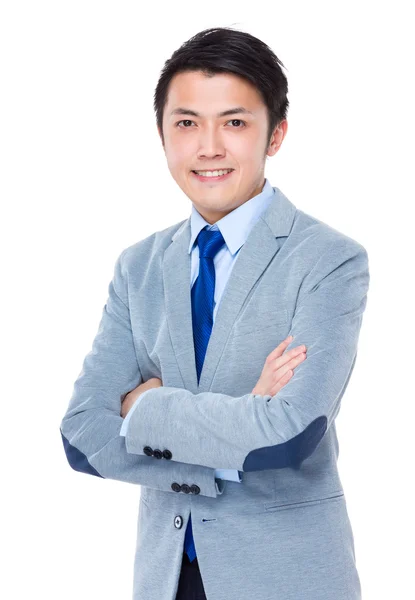 Asiatische schöne Geschäftsmann in Business-Anzug — Stockfoto