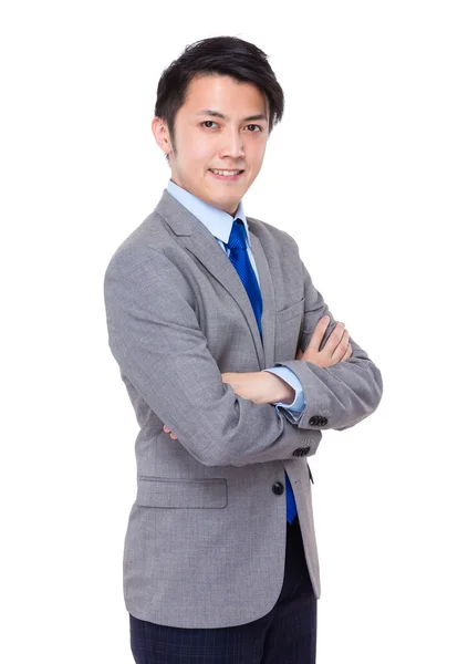 Asian handsome businessman in business suit — Stock Photo, Image