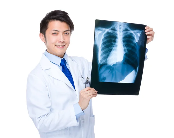 Asian young handsome doctor — Stock Photo, Image