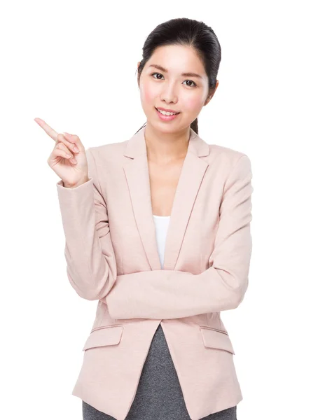 Asian young businesswoman in business suit — Stock Photo, Image