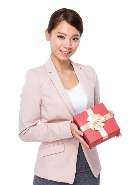 Young asian businesswoman in business suit — Stock Photo, Image