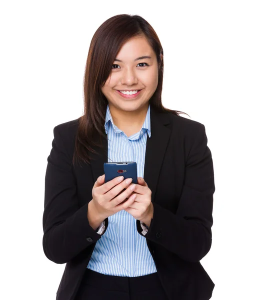 Asiatische junge Geschäftsfrau in Business-Anzug — Stockfoto