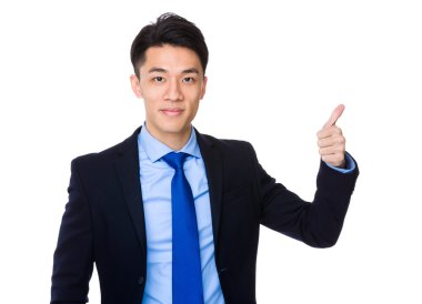 Asya yakışıklı iş adamı takım elbise