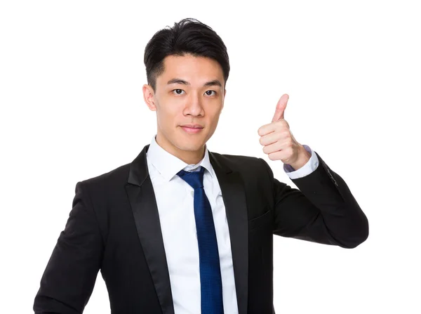 Asiatische schöne Geschäftsmann in Business-Anzug — Stockfoto