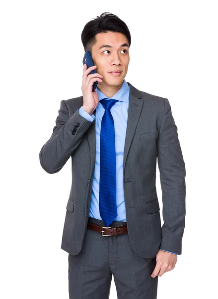 Asian handsome businessman in business suit — Stock Photo, Image