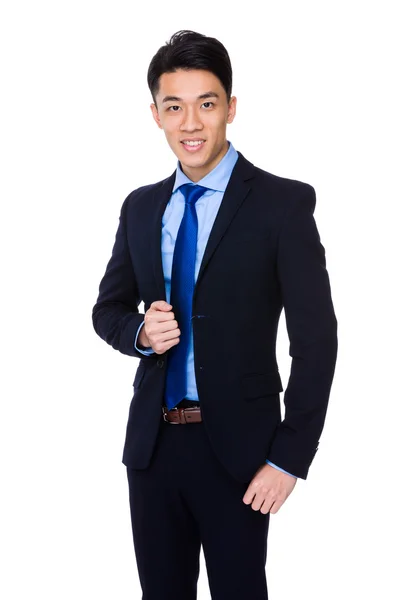 Asian handsome businessman in business suit — Stock Photo, Image