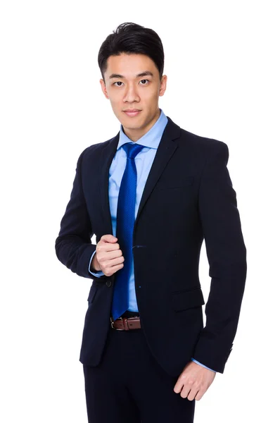 Asian handsome businessman in business suit — Stock Photo, Image