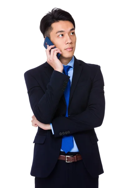 Asian handsome businessman in business suit — Stock Photo, Image