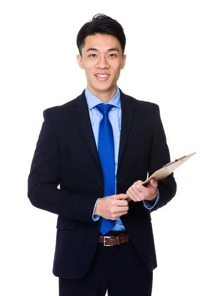 Asiatische schöne Geschäftsmann in Business-Anzug — Stockfoto