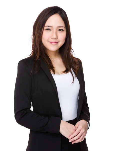 Asiatische junge Geschäftsfrau in Business-Anzug — Stockfoto