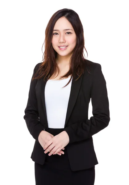 Asiatische junge Geschäftsfrau in Business-Anzug — Stockfoto