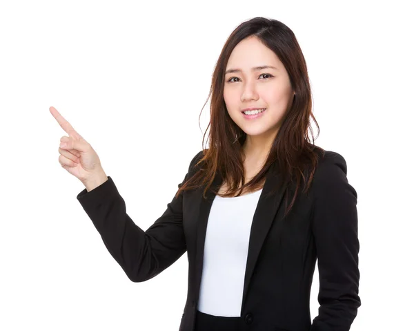 Asian young businesswoman in business suit — Stock Photo, Image