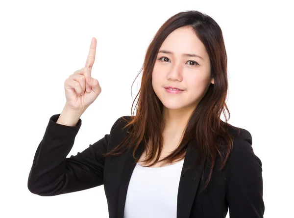 Asiática joven mujer de negocios en traje de negocios — Foto de Stock