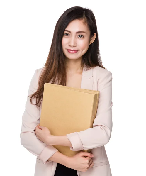 Asiática joven mujer de negocios en traje de negocios — Foto de Stock