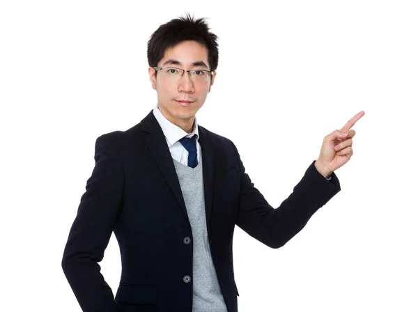 Asiatische junge Geschäftsmann in Business-Anzug — Stockfoto