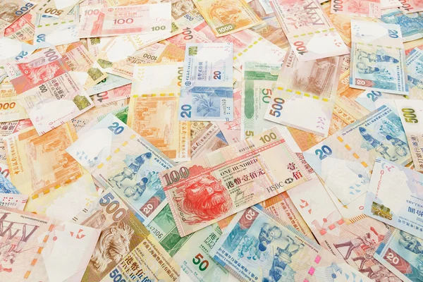 Hong Kong dollars banknotes — ストック写真