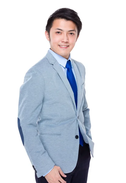 Asian handsome businessman in business suit — Stock Photo, Image