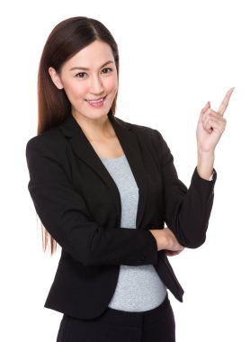 iş takım elbiseli genç Asyalı işkadını