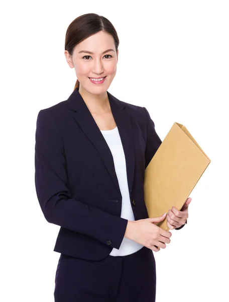 Joven asiática mujer de negocios traje — Foto de Stock